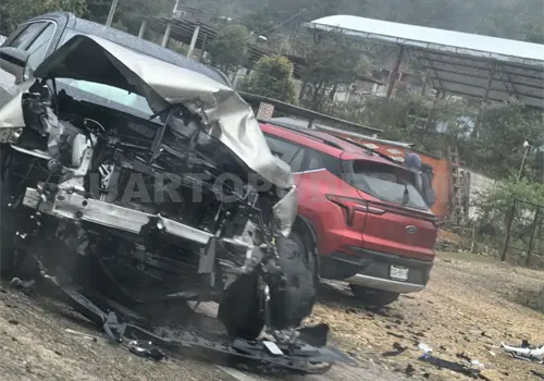 Fallece mujer en fatal carambola