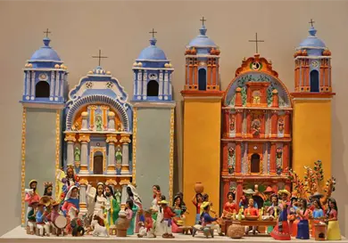 Exhiben nacimientos mexicanos