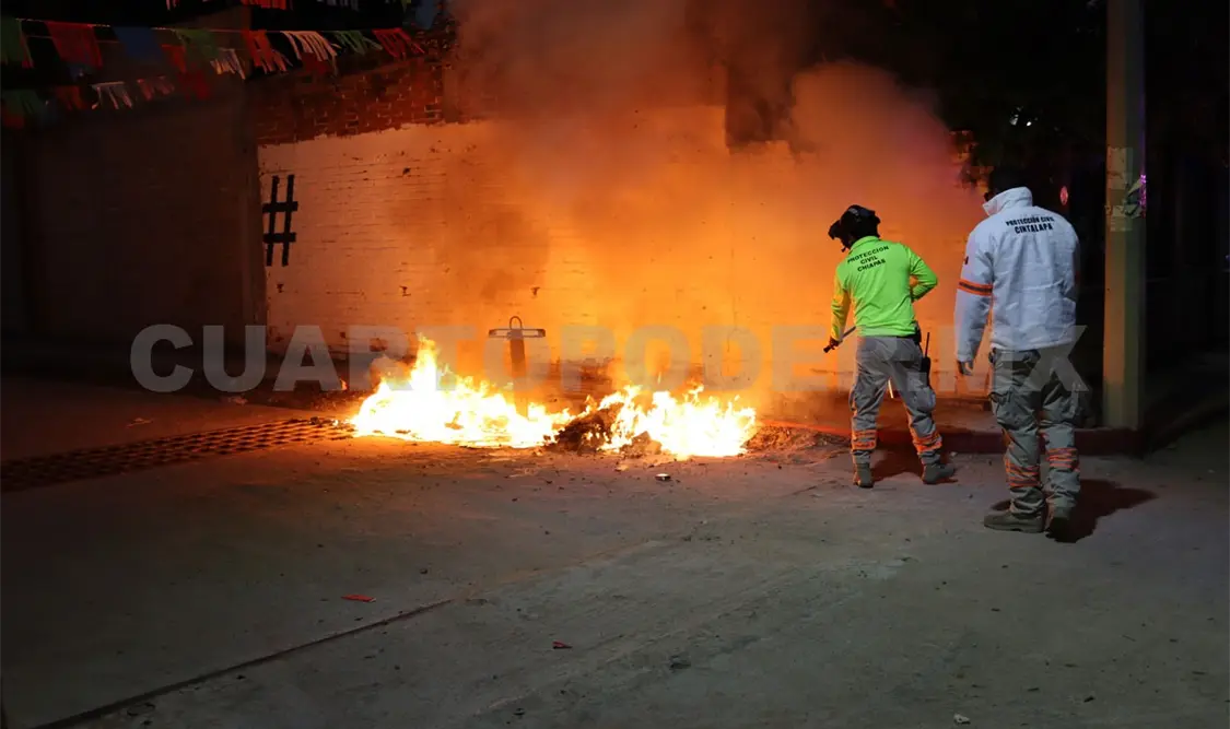 Desafortunadamente son varios los depósitos de basura que han sido quemados en la comunidad. Osman Toledo / CP