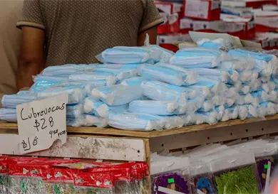 Ligero repunte en venta de cubrebocas Ligero repunte en venta de cubrebocas