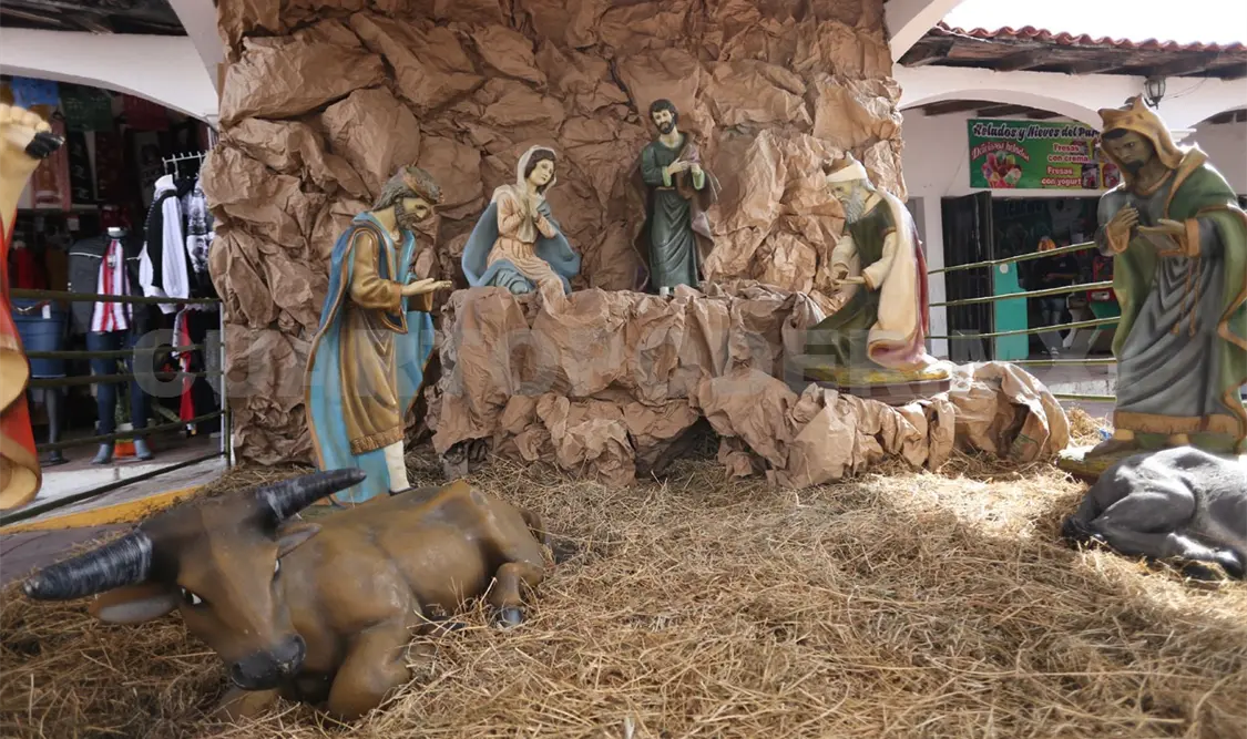 Los nacimientos pueden ser elaborados de distintos materiales. CP