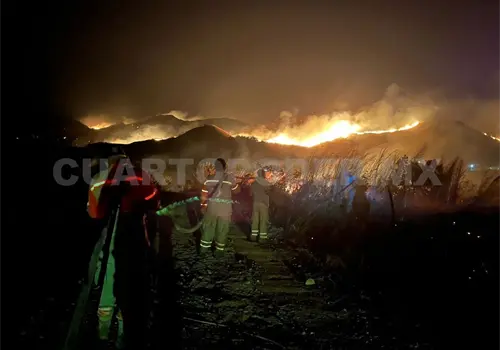 Incendio arrasa con casi 400 hectáreas Incendio arrasa con casi 400 hectáreas