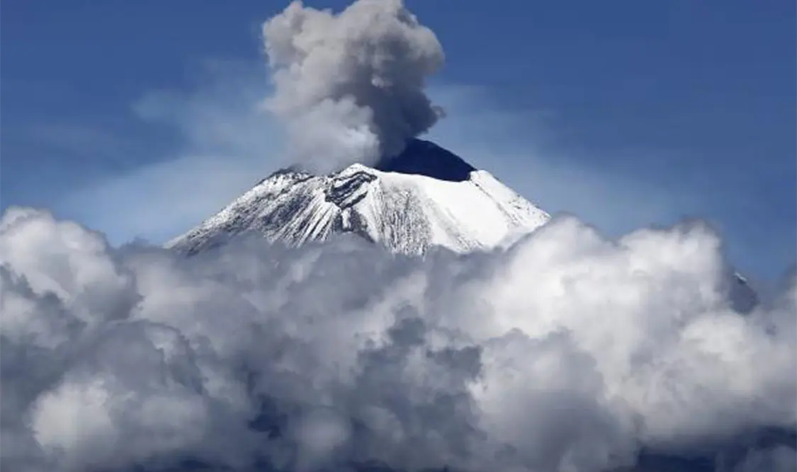 Un equipo científico logró describir con una resolución inédita la estructura interna del volcán. Cortesía