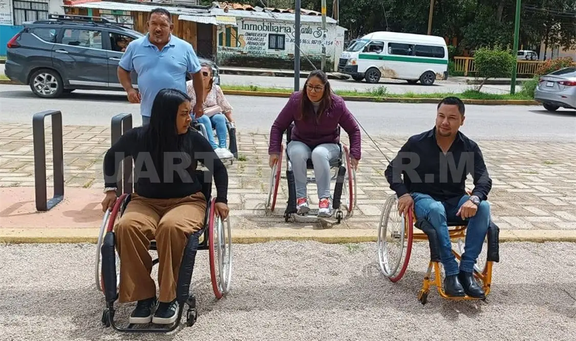 En San Cristóbal de Las Casas se tiene registro de 24 mil personas con alguna discapacidad. Cortesía