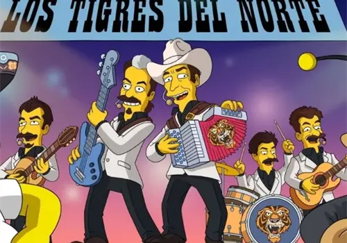 Los Tigres llegan a Los Simpson