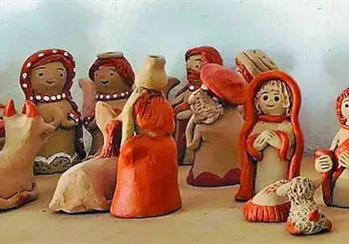 Moldean el pasado con barro