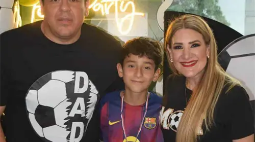 Fiesta futbolera para Rub&eacute;n