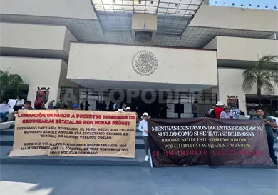 Contin&uacute;a el adeudo a docentes Prodet