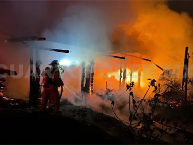 Incendio deja a anciano sin su único patrimonio Incendio deja a anciano sin su único patrimonio