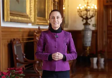 Sheinbaum desea feliz año a las familias mexicanos Sheinbaum desea feliz año a las familias mexicanos