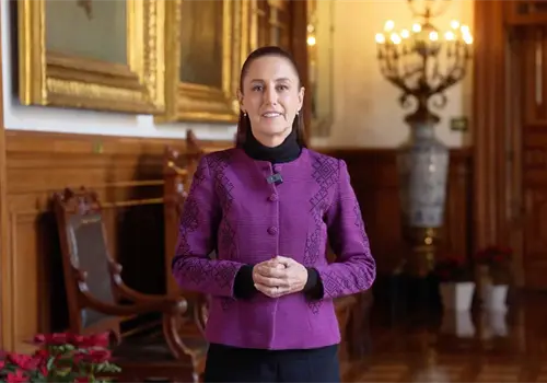 Sheinbaum desea feliz año a las familias mexicanos Sheinbaum desea feliz año a las familias mexicanos