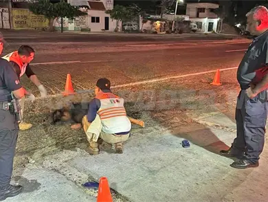 Muere al golpearse contra el pavimento Muere al golpearse contra el pavimento