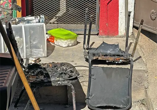 Consultorio casi se quema por completo Consultorio casi se quema por completo