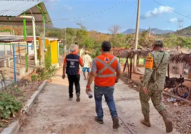 Sismo deja afectaciones en en 24 municipios Sismo deja afectaciones en en 24 municipios