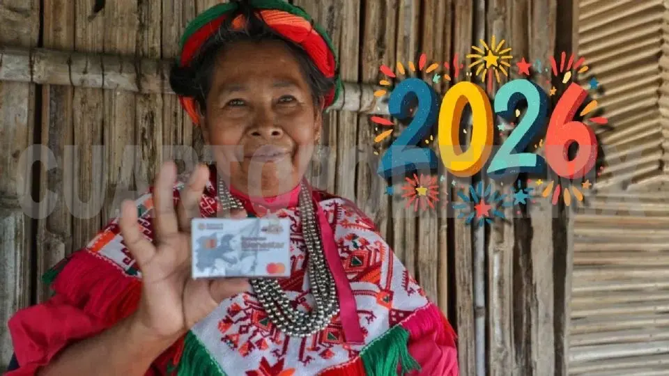 Pensión del Bienestar aumenta a 6 mil 400 pesos bimestrales a partir de 2026