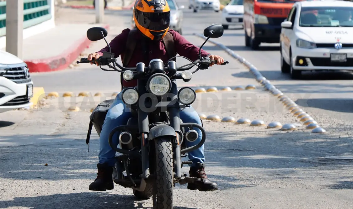 Alrededor de cinco motociclistas se ven involucrados todos los días en percances viales. Diego Pérez / CP