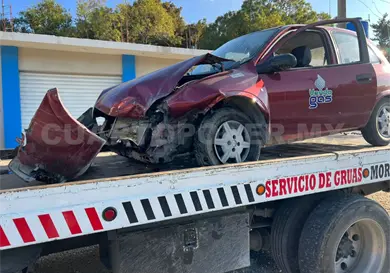 Encontronazo en el desv&iacute;o a la comunidad Chichim&aacute;