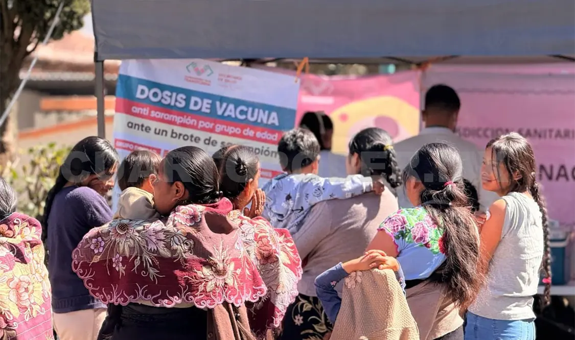 Chiapas se posicionó en el segundo lugar nacional en aplicación de dosis contra el sarampión. CP