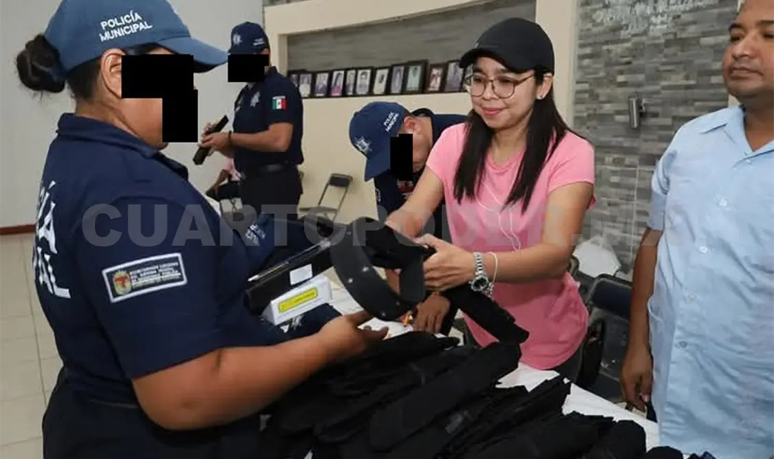 La alcaldesa de Mazatán es Sara Barrera quien ha sido señalada de solapar los actos de sus policías. Cortesía