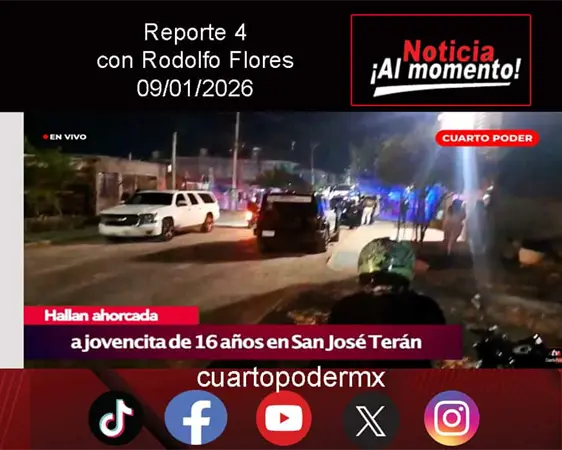 REPORTE4 | 09 01 2026 con Rodolfo Flores