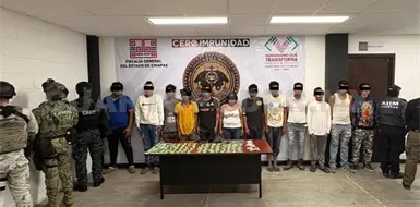 Detienen a 14 vendedores de drogas en dos municipios