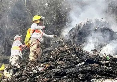 Se quema basurero clandestino en Tuxtla Chico Se quema basurero clandestino en Tuxtla Chico