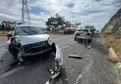 Carambolazo en el libramiento Norte