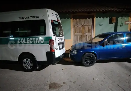 Se impacta contra fila de veh&iacute;culos