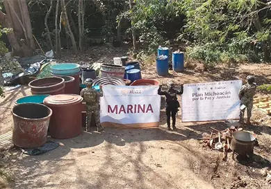 Destruye Semar laboratorios clandestinos Destruye Semar laboratorios clandestinos