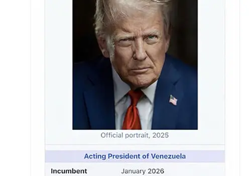 Trump, presidente interino en Venezuela
