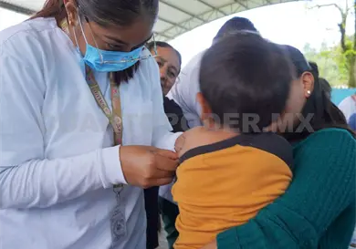 Logran casi 100 % en vacunaci&oacute;n en menores de un a&ntilde;o de edad