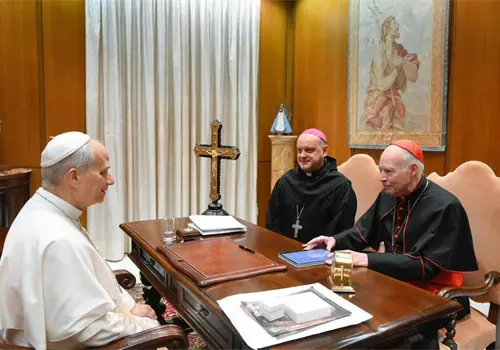 Cardenal Aguiar Retes se reúne con el papa León XIV Cardenal Aguiar Retes se reúne con el papa León XIV