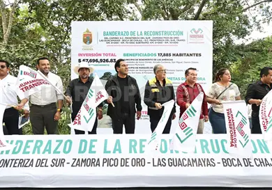 Fortalece ERA carretera en Benem&eacute;rito de las Am&eacute;ricas