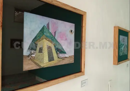 Exhiben acuarelas y esculturas