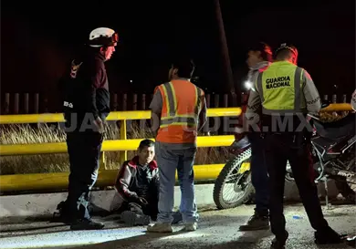 Se lesiona al estamparse en veh&iacute;culo particular