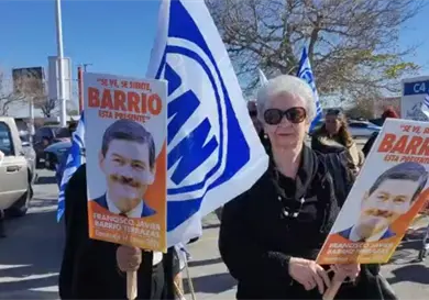 Despiden a Francisco Barrio Terrazas con caravana