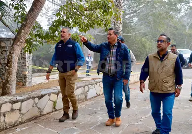 Dan seguimiento a trabajos en el mirador del Ca&ntilde;&oacute;n
