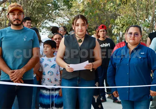 Inaugura Valeria Rosales calle en El Porvenir