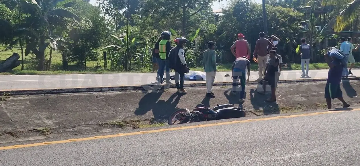Kevin murió horas después de haber tenido el accidente a la altura de la antigua caseta de cobro El Hueyate. Rafael Victorio / CP