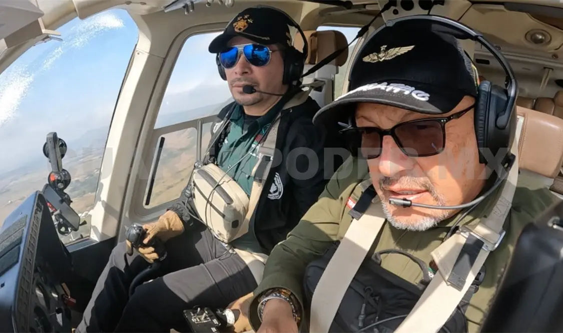 Estas acciones aéreas forman parte de la estrategia integral de prevención del delito. Cortesía