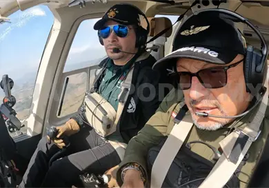 Refuerza SSP vigilancia aérea en Ocozocoautla Refuerza SSP vigilancia aérea en Ocozocoautla