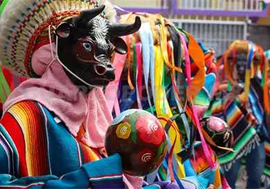 Honran a San Sebastián con danza del Torito Honran a San Sebastián con danza del Torito