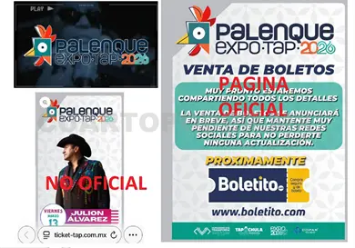 Alertan por p&aacute;gina ap&oacute;crifa para venta de boletos