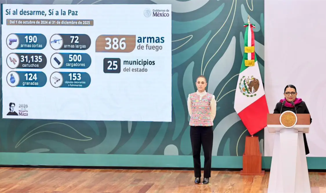 Rosa Icela Rodríguez, titular de la Segob, destacó los diálogos de la Comisión Presidencial para la Reforma Electoral. Cortesía