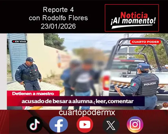REPORTE4 | 23 01 2026 con Rodolfo Flores