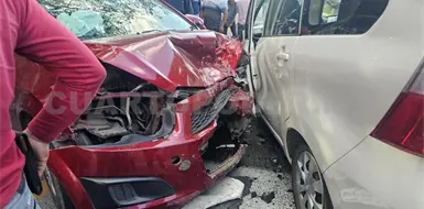 Se estampan por invasi&oacute;n de carril