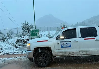 Deja tormenta invernal nevadas en Chihuahua Deja tormenta invernal nevadas en Chihuahua