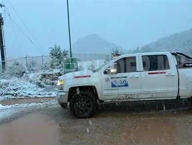 Deja tormenta invernal nevadas en Chihuahua 