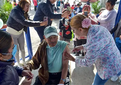 Realizan jornada de vacunación en templos religiosos Realizan jornada de vacunación en templos religiosos