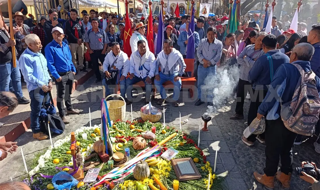 La mayoría de los manifestantes eran indígenas. Elio Henríquez / CP